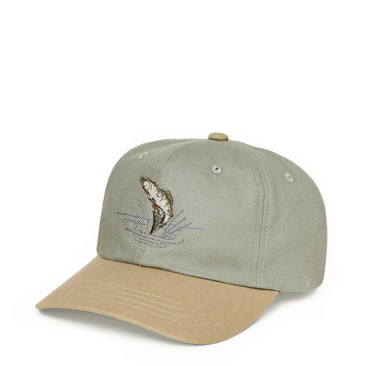 Filson Low-Profile Logger Cap Embroidery Mist / Leaping Fish - The Sporting Lodge