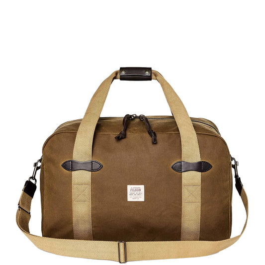 Filson Medium Tin Cloth Duffle Bag Dark Tan