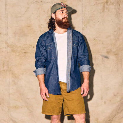 Filson Oakville Canvas Shorts Bronze Brown