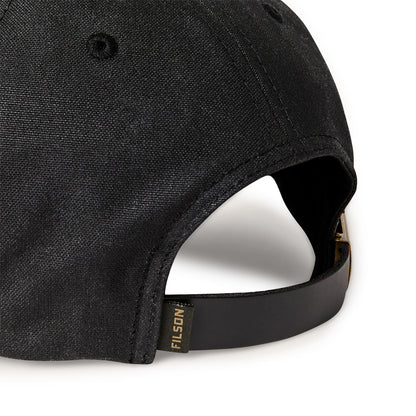 Filson Oil Tin Low-Profile Logger Cap Black