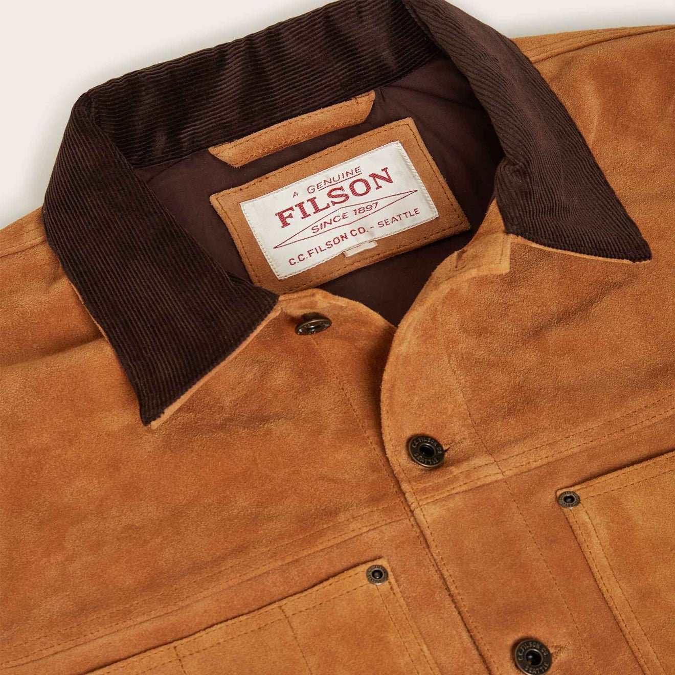 Filson Roughout Short Cruiser Saddle Brown - The Sporting Lodge