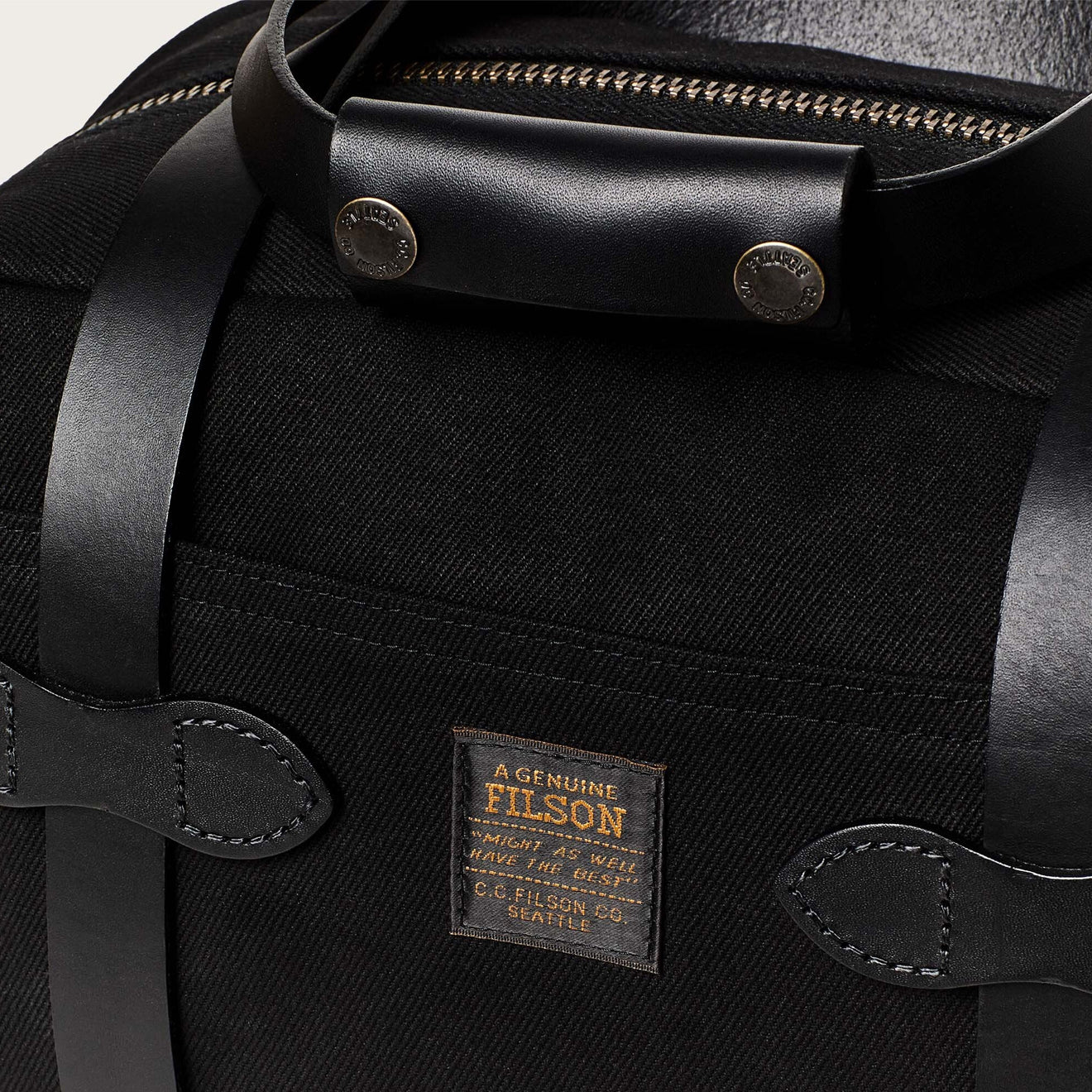 Filson Rugged Twill XS Compact Duffle Bag Black