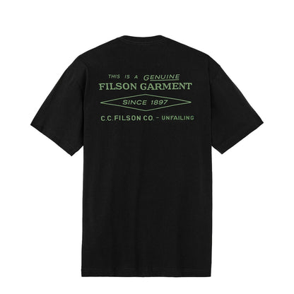 Filson S/S Diamond Graphic T-Shirt Black