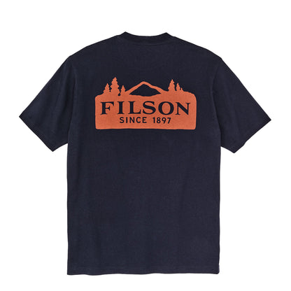 Filson S/S Frontier Logo T-Shirt Night Sky / Scenic Mark