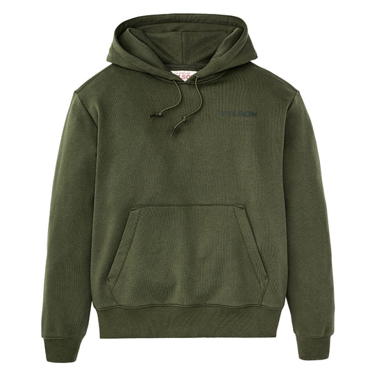 Filson Scenic Graphic Hoodie Northwest Surplus Green