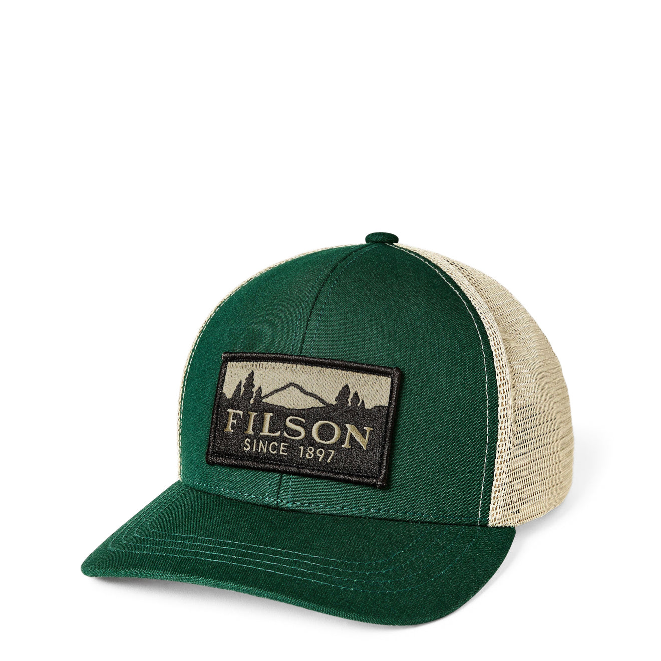 Filson Scenic Logger Mesh Cap Pine / Brown