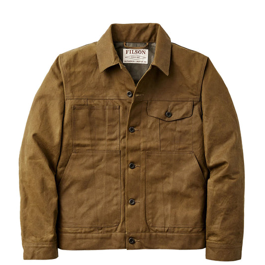 Filson Short Lined Cruiser Jacket Dark Tan
