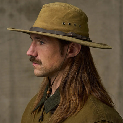 Filson Tin Cloth Bush Hat Dark Tan