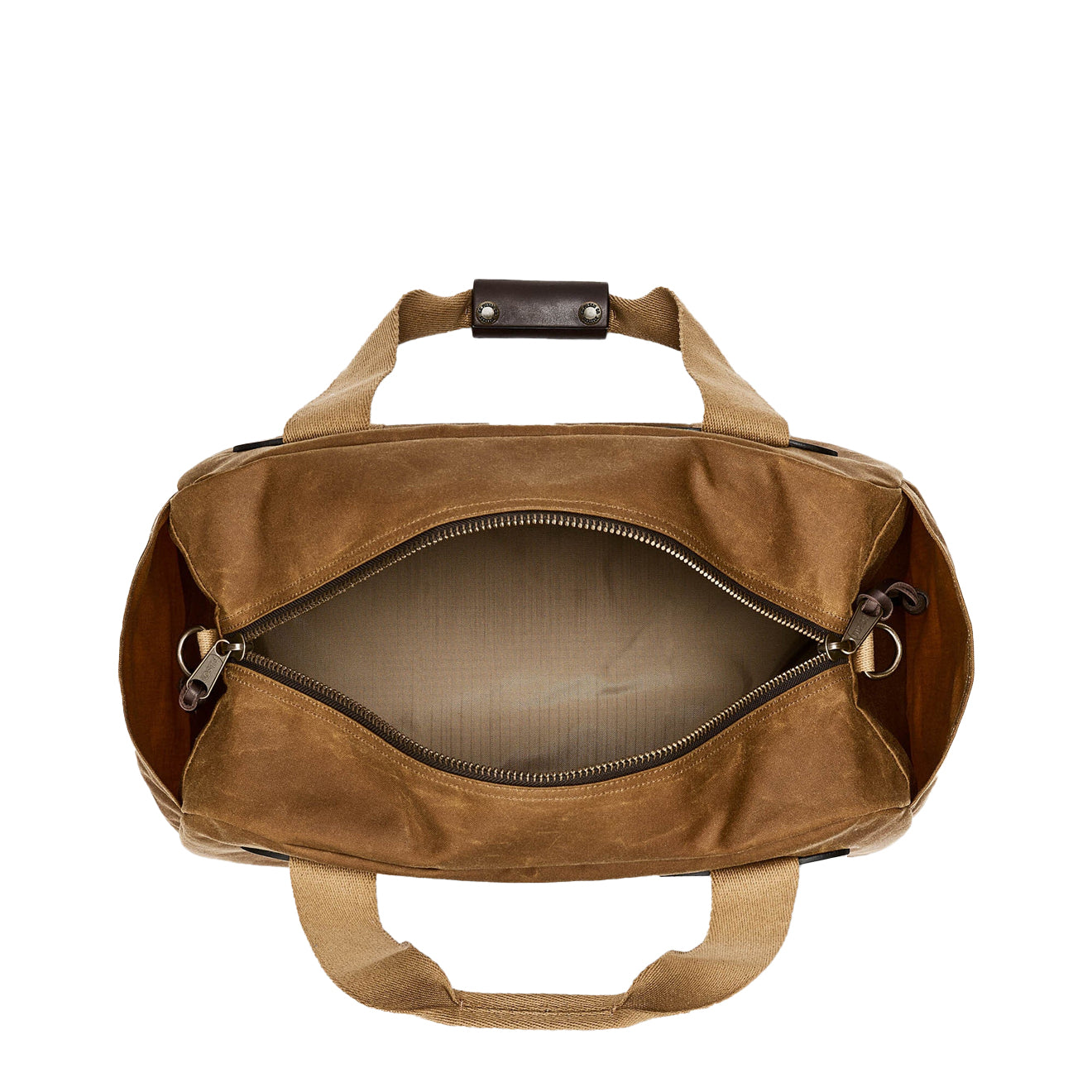 Filson Tin Cloth Small Duffle Bag Dark Tan - The Sporting Lodge
