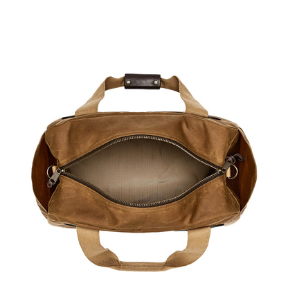 Filson Tin Cloth Small Duffle Bag Dark Tan - The Sporting Lodge