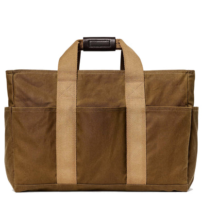Filson Tin Cloth Supply Tote Dark Tan - The Sporting Lodge