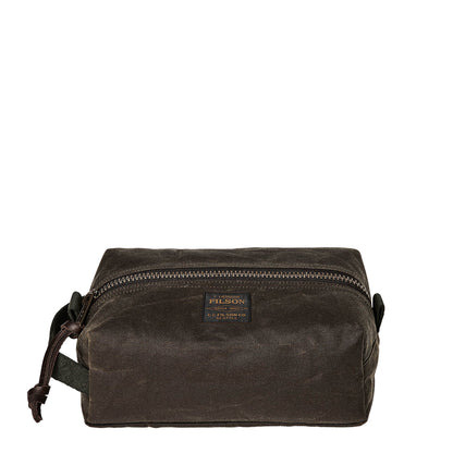 Filson Tin Cloth Travel Kit Otter Green - The Sporting Lodge