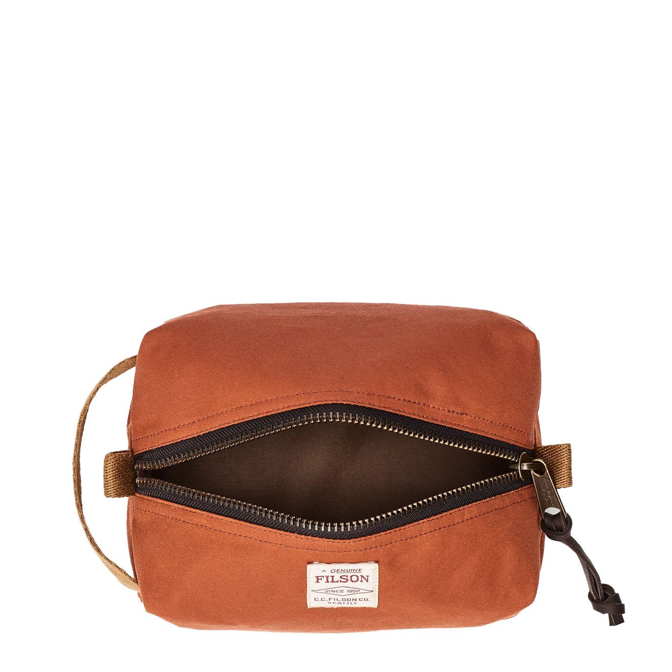 Filson Tin Cloth Travel Kit Rust - The Sporting Lodge