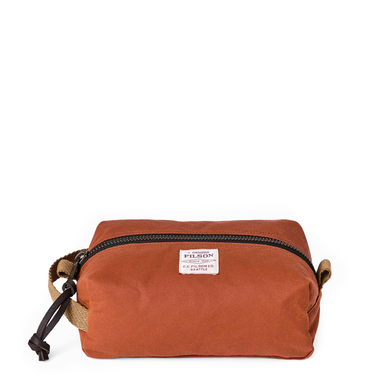Filson Tin Cloth Travel Kit Rust - The Sporting Lodge