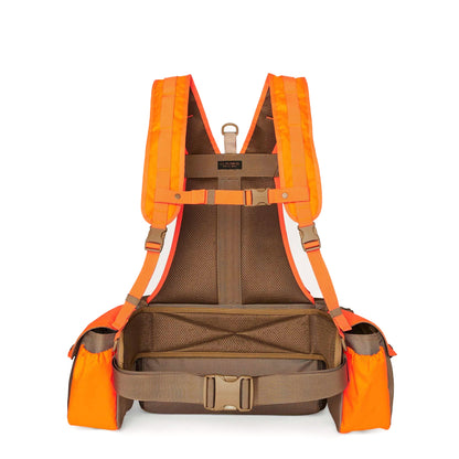 Filson Upland Guide Strap Vest Dark Tan / Blaze Orange