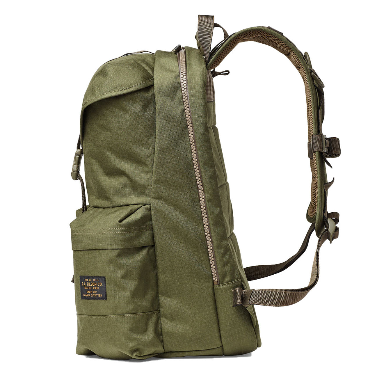 Filson Ripstop Nylon Backpack Surplus Green | The Sporting Lodge