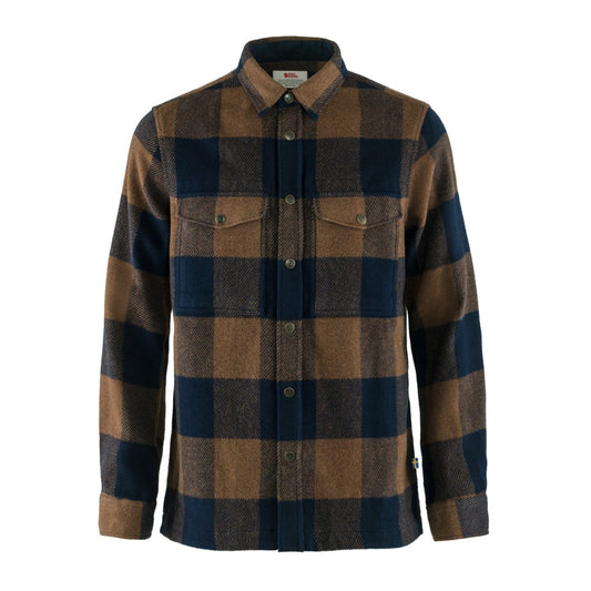 Fjallraven Canada Shirt Chestnut / Dark Navy - The Sporting Lodge
