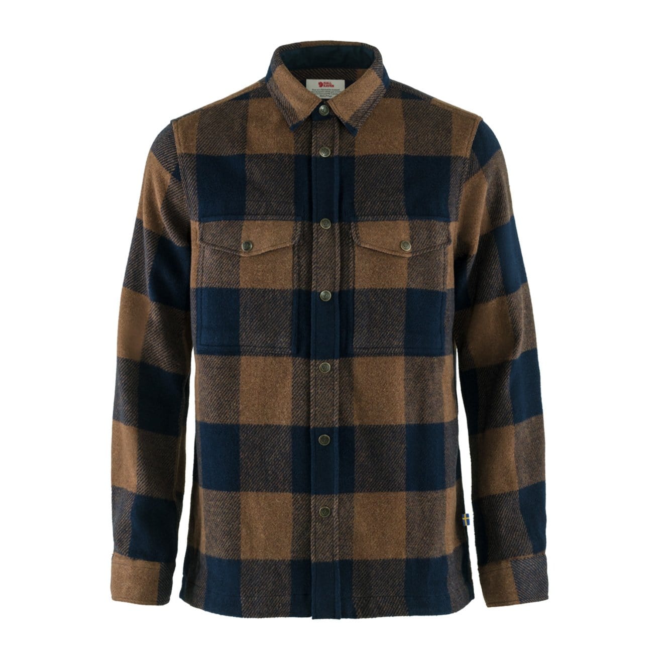 Fjallraven Canada Shirt Chestnut / Dark Navy - The Sporting Lodge