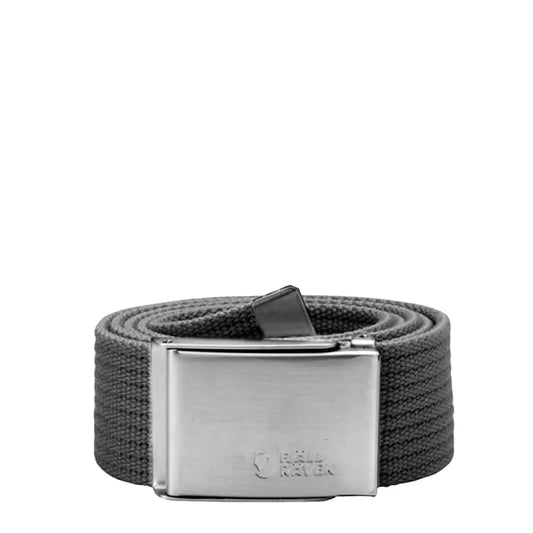 Fjallraven Canvas Belt Dark Grey - The Sporting Lodge