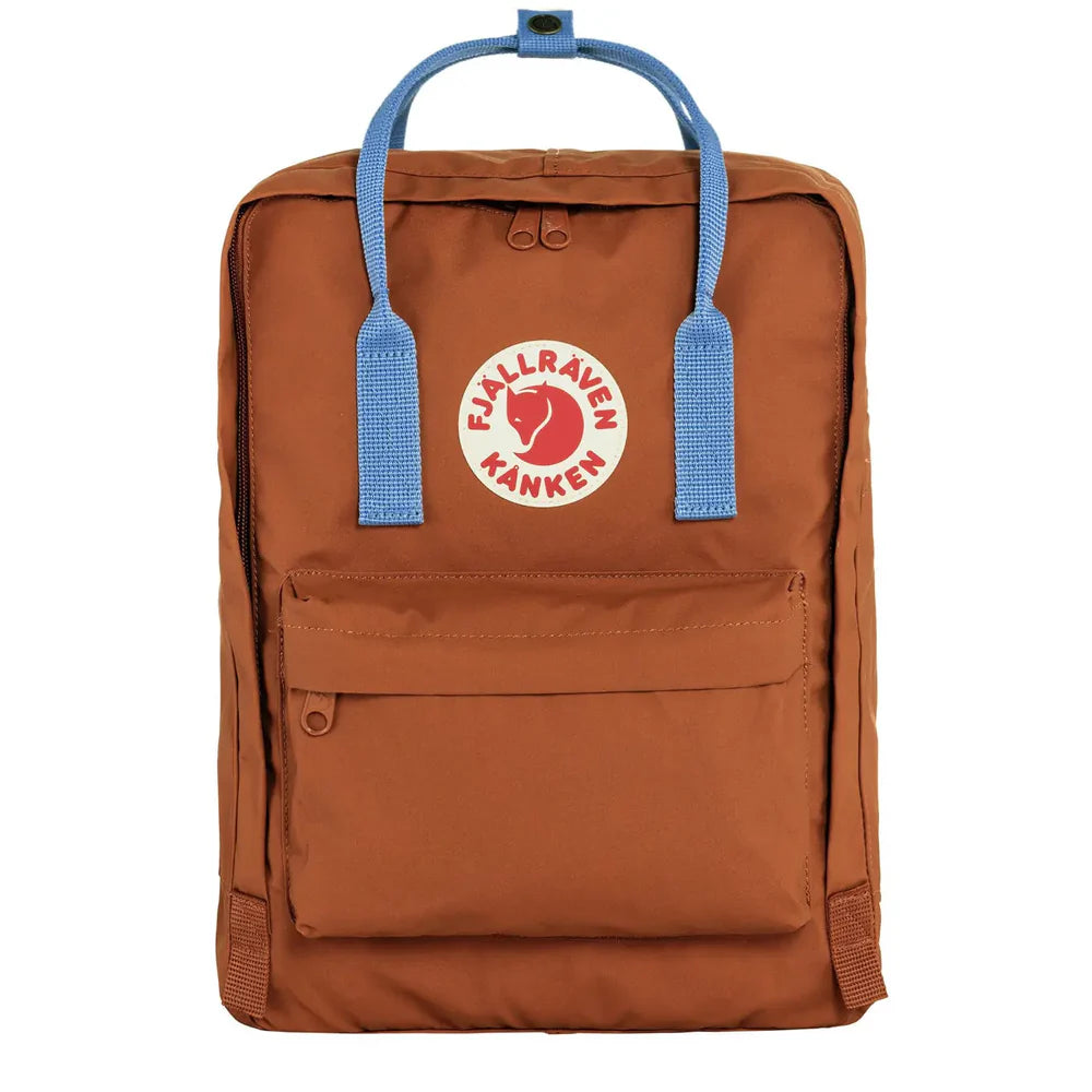 kanken mini backpack brick Fjallraven Kanken Mini Backpack Terracotta Brown Ultramarine – The Sporting Lodge