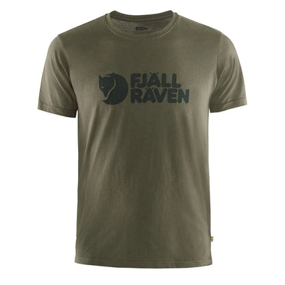 Fjallraven Logo T-Shirt Dark Olive