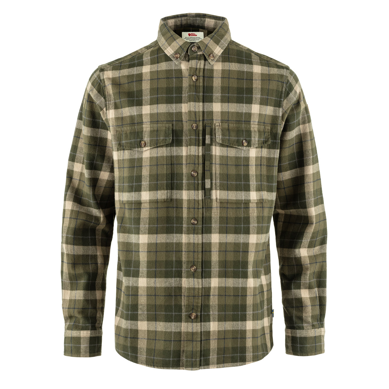 Fjallraven Varmland Heavy Flannel Shirt Green / Deep Forest