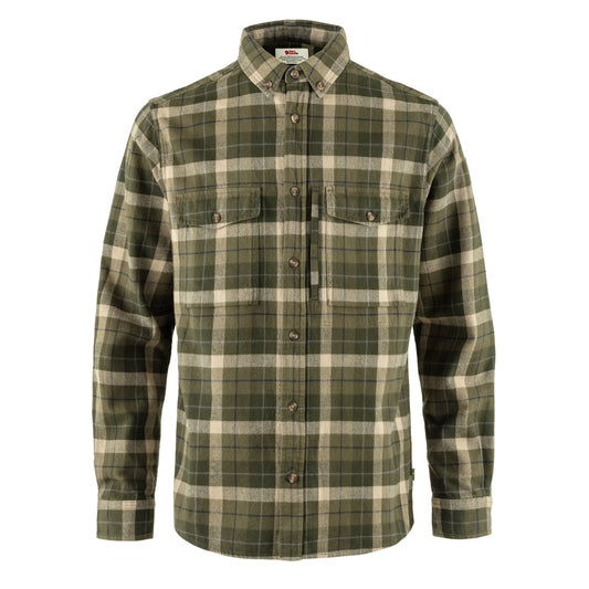 Fjallraven Varmland Heavy Flannel Shirt Green / Deep Forest