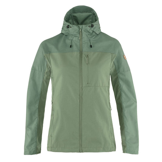 Fjallraven Womens Abisko Midsummer Jacket Jade Green / Patina Green - The Sporting Lodge