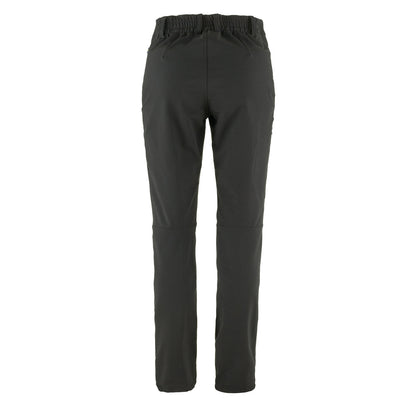 Fjallraven Womens Abisko Winter Stretch Short Leg Trousers Black-2