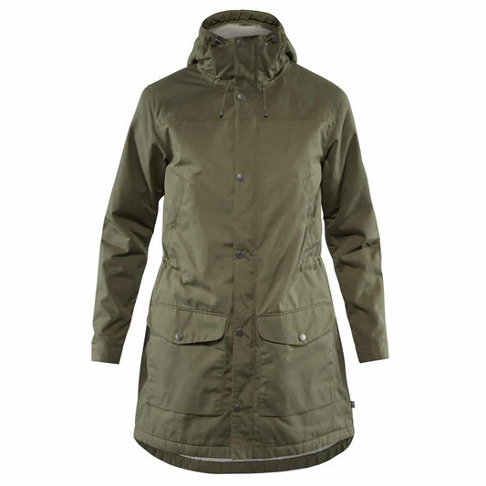 Fjallraven Womens Greenland Winter Parka Laurel Green - The Sporting Lodge