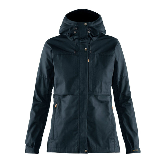 Fjallraven Womens Kaipak Jacket Dark Navy - The Sporting Lodge