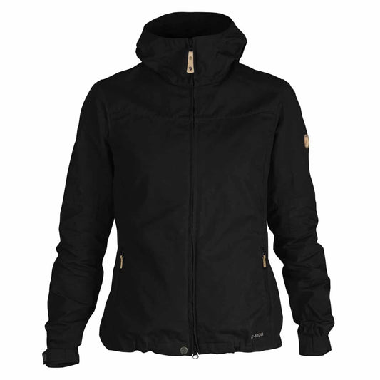 Fjallraven Womens Stina Jacket Black - The Sporting Lodge
