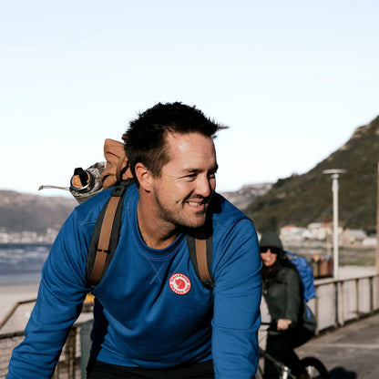 Fjallraven 1960 Logo Badge Sweater Classic Misty Green - The Sporting Lodge