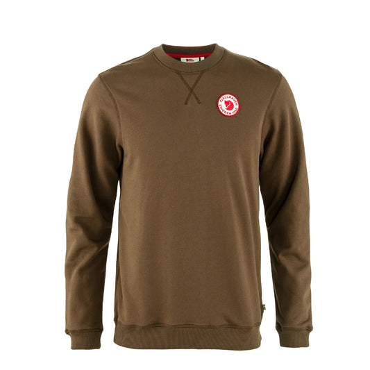 Fjallraven 1960 Logo Badge Sweater Dark Oak