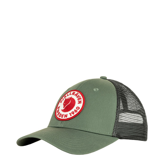 Fjallraven 1960 Logo Langtradarkeps Cap Green - The Sporting Lodge