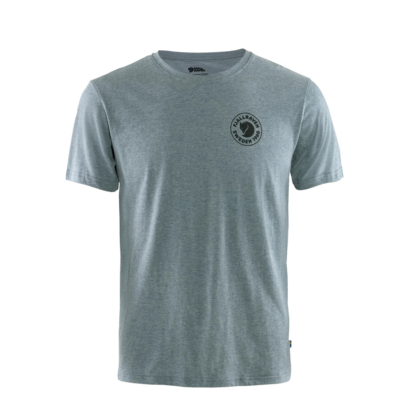 Fjallraven 1960 Logo T-Shirt Uncle Blue-Melange - The Sporting Lodge