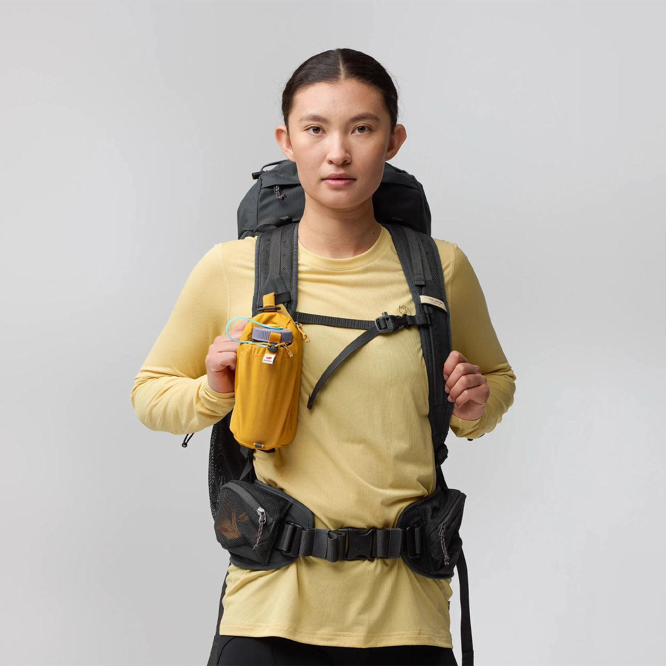 Fjallraven Abisko Bottle Pocket Mustard Yellow - The Sporting Lodge