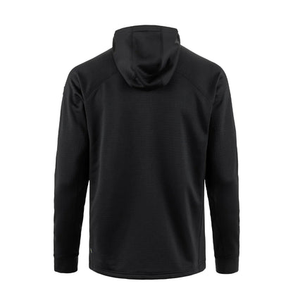 Fjallraven Abisko Grid Fleece Hoodie Black - The Sporting Lodge