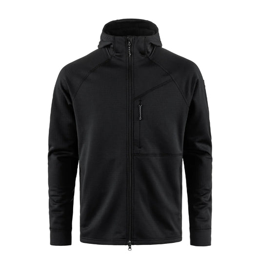 Fjallraven Abisko Grid Fleece Hoodie Black
