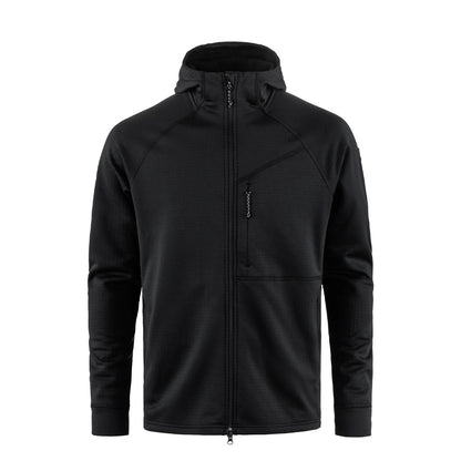 Fjallraven Abisko Grid Fleece Hoodie Black