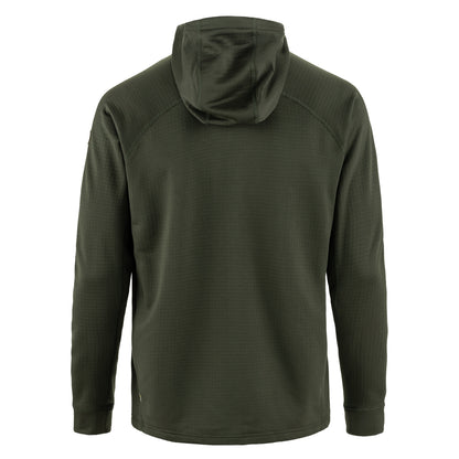 Fjallraven Abisko Grid Fleece Hoodie Deep Forest - The Sporting Lodge