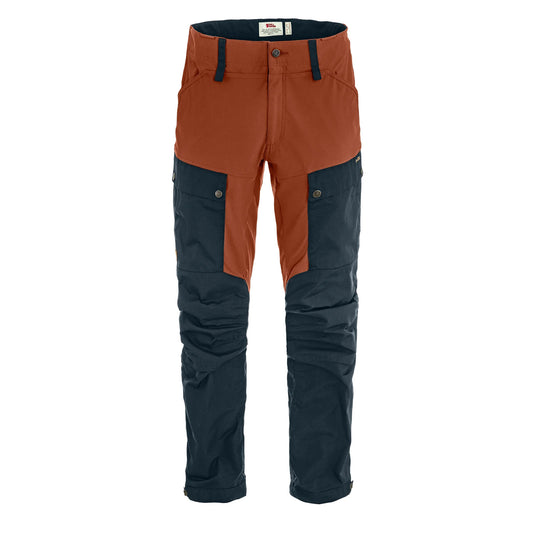 Fjallraven Keb Trousers Reg Leg Classic Dark Navy / Autumn Leaf