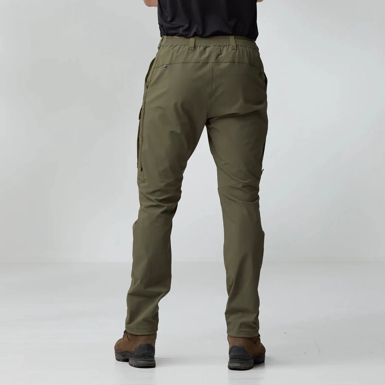 Fjallraven Abisko Hybrid Trail Trousers Classic Suede Brown