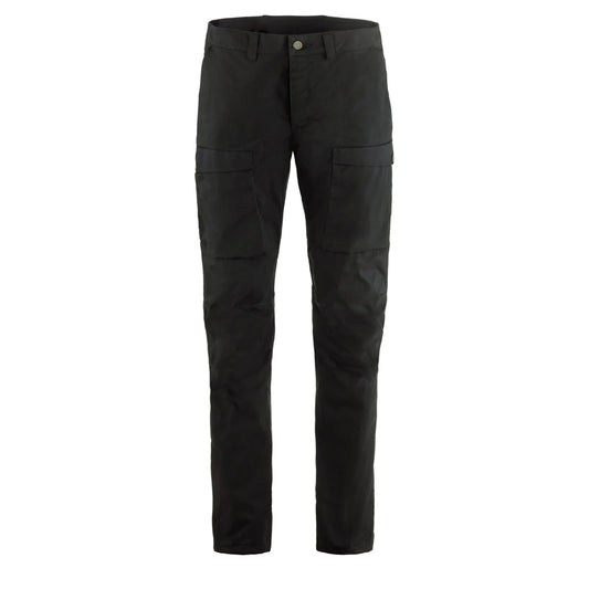 Fjallraven Abisko Hybrid Trail Trousers Regular Black - The Sporting Lodge