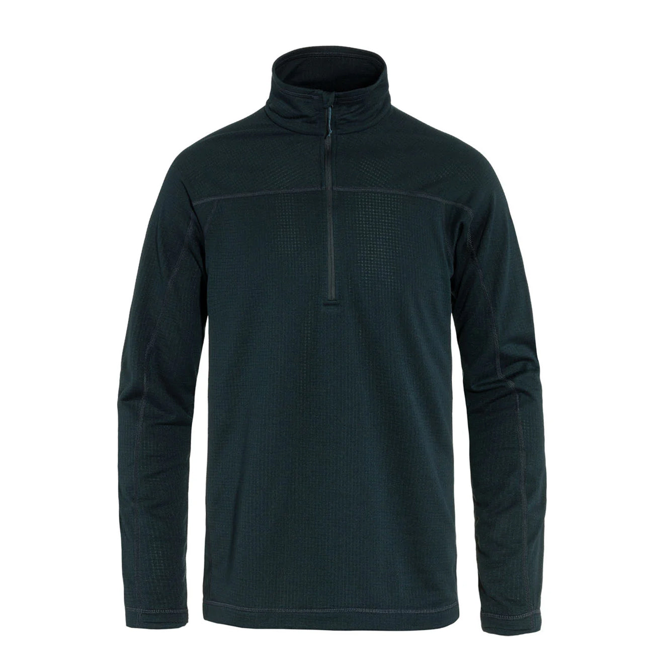Fjallraven Abisko Lite Fleece Half Zip Dark Navy - The Sporting Lodge