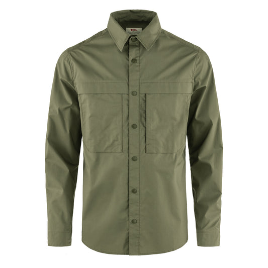 Fjallraven Abisko Trail Shirt LS Green - The Sporting Lodge