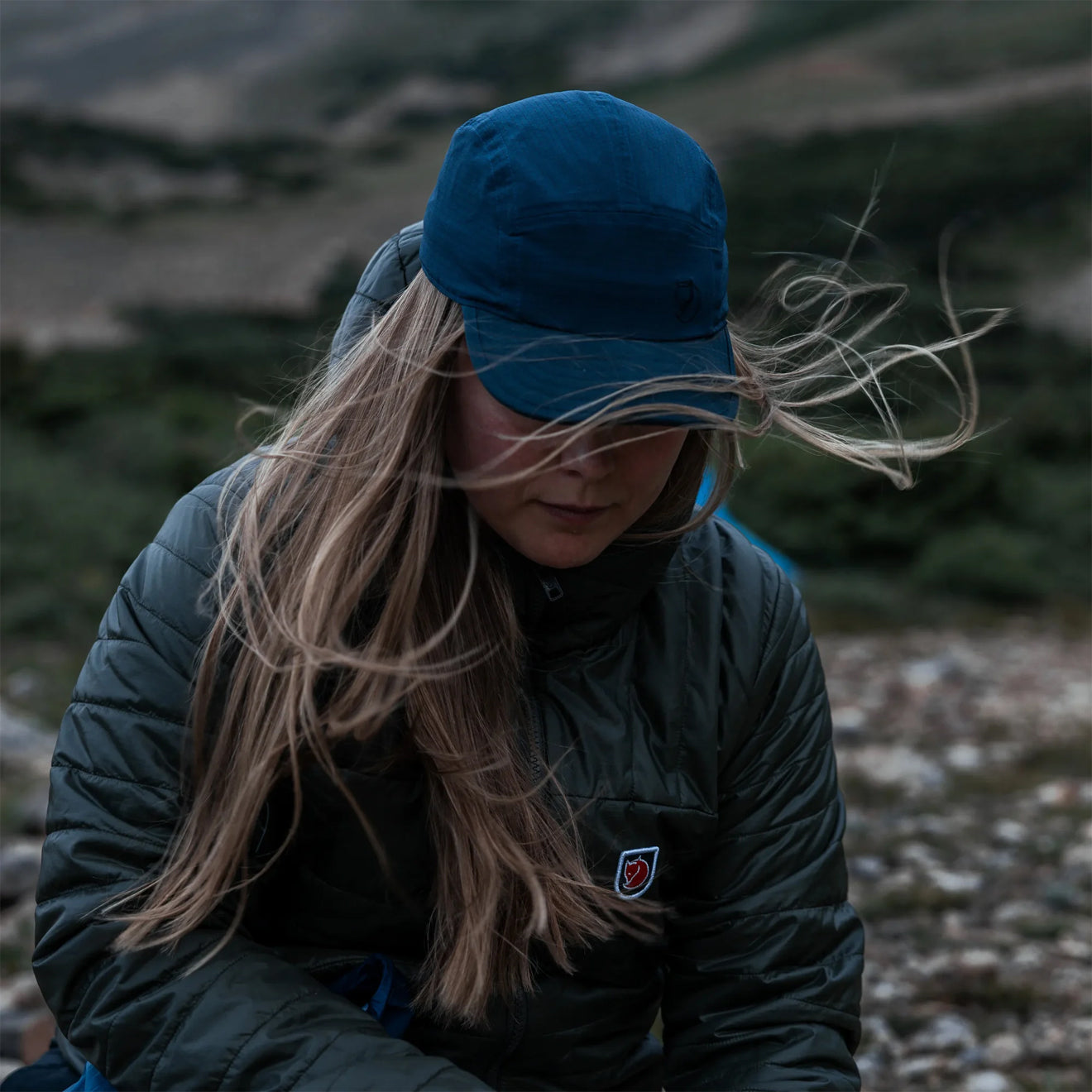 Fjallraven Abisko Trekking Cap Dark Navy - The Sporting Lodge