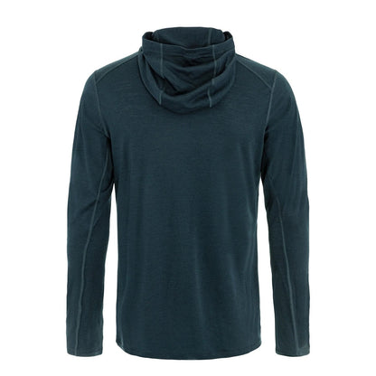 Fjallraven Abisko Wool Hoodie Classic Dark Navy
