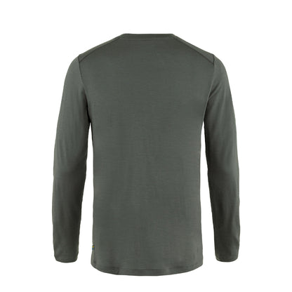 Fjallraven Abisko Wool LS T-Shirt Basalt