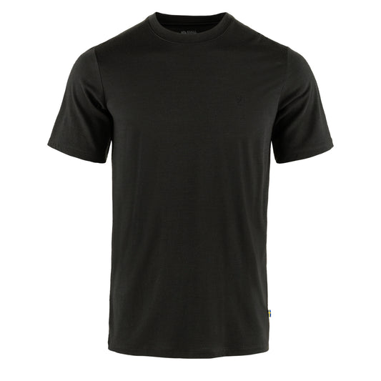 Fjallraven Abisko Wool SS Black - The Sporting Lodge